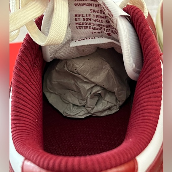 NEW! NIKE DUNK Low Premium women’s dunks • team red/coconut milk/white | SIZE W8 - Picture 12 of 15